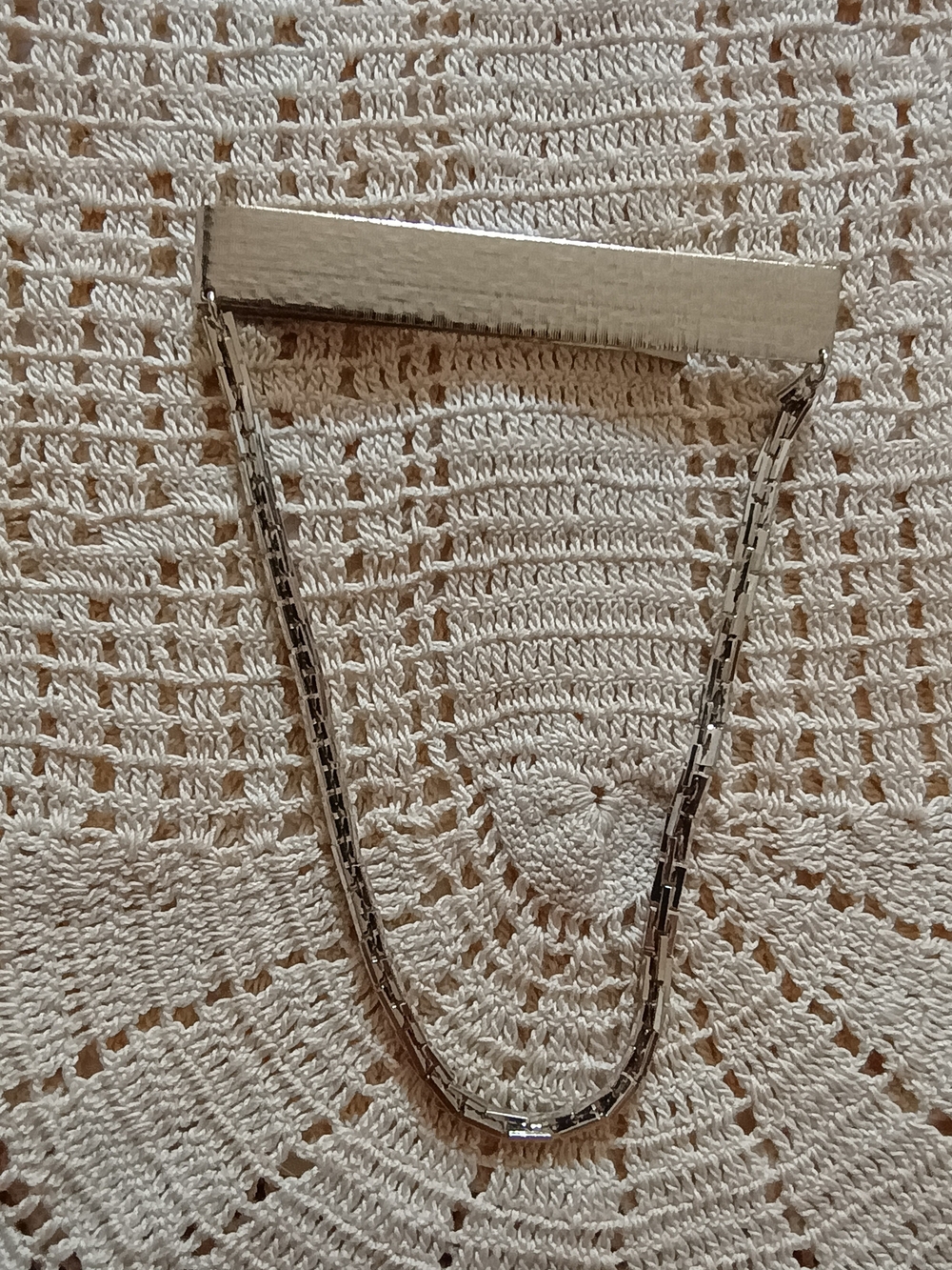 Vintage Sarah Coventry Tie Clip with Chain